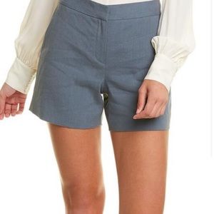 NWT Theory Lynie Steel Soft Crunch Linen-blend Size 4